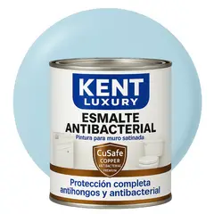 KENT - ESMALTE AGUA SATINADO.- Antibacterial - 1L CELESTE PASTEL