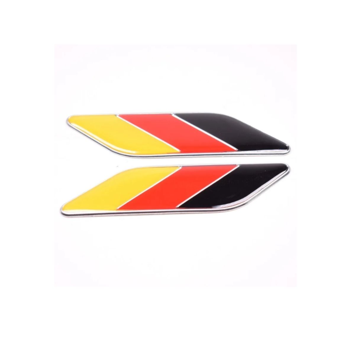 GENERICO - Par Emblema Logo Adhesivo Bandera Alemana Alemania Para Auto