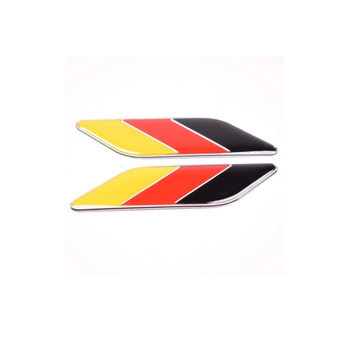 GENERICO - Par Emblema Logo Adhesivo Bandera Alemana Alemania Para Auto