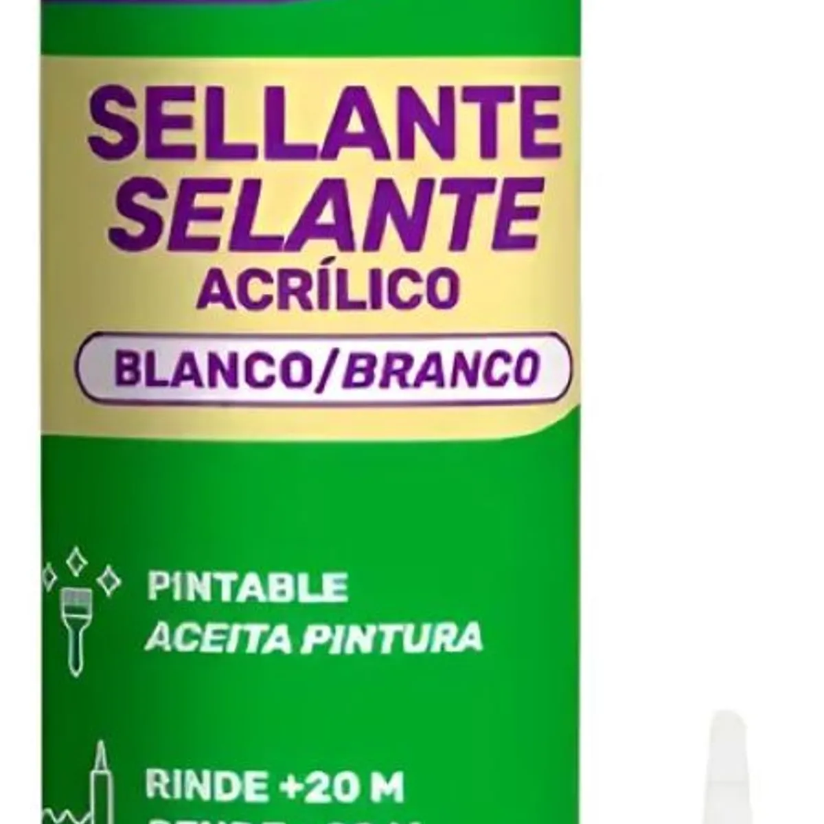 AFIX - Silicona Sellante Acrilico Blanco 430gr Afix