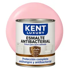 KENT - ESMALTE AGUA SATINADO.- Antibacterial - 1L ROSA PASTEL
