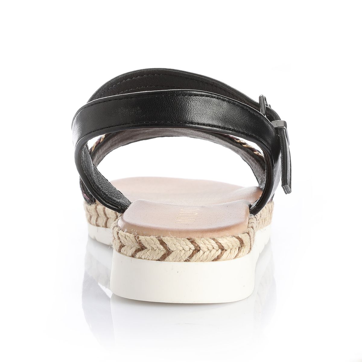 VIA UNO - Sandalia Mujer Via Uno Negro 22641613