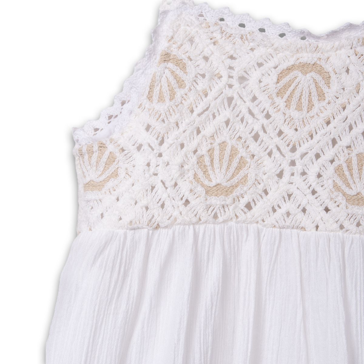 PILLIN - Vestido  Niña Blanco Pillin PVA818-24BCO
