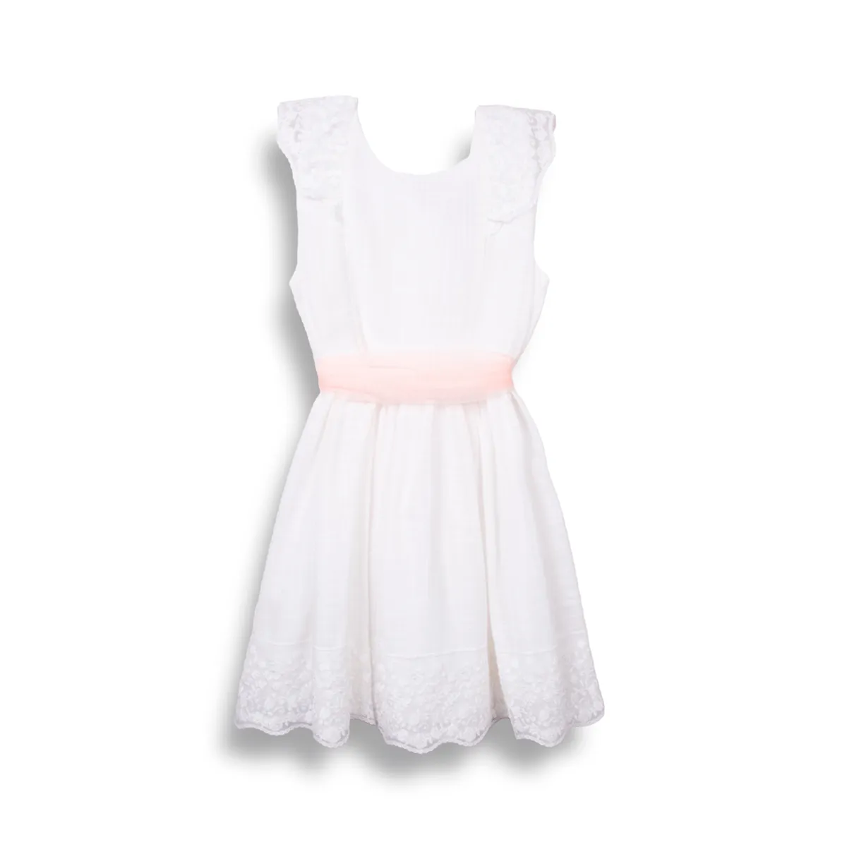 PILLIN - Vestido Niña Blanco Pillin PVC844-25BCO