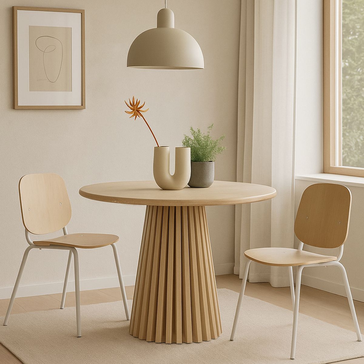 MEDULAR - Mesa de comedor Palisade 4 personas 110 cm