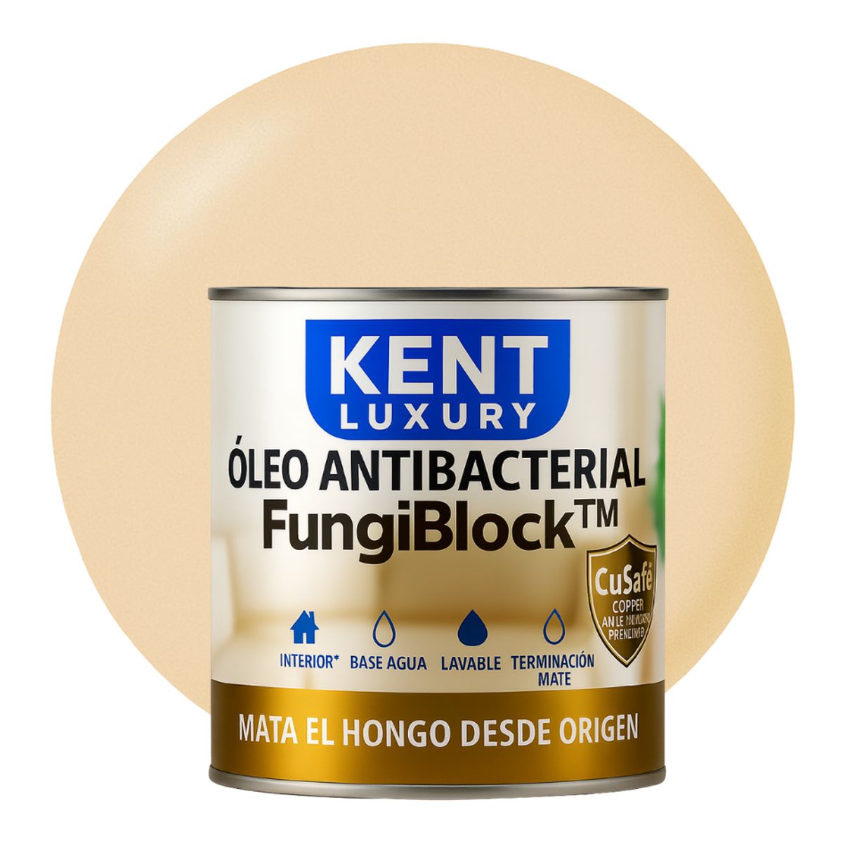 ÓLEO ANTIBACTERIAL  FungiBlock™ - 1L ARENA SUAVE, marca KENT - Foto Principal