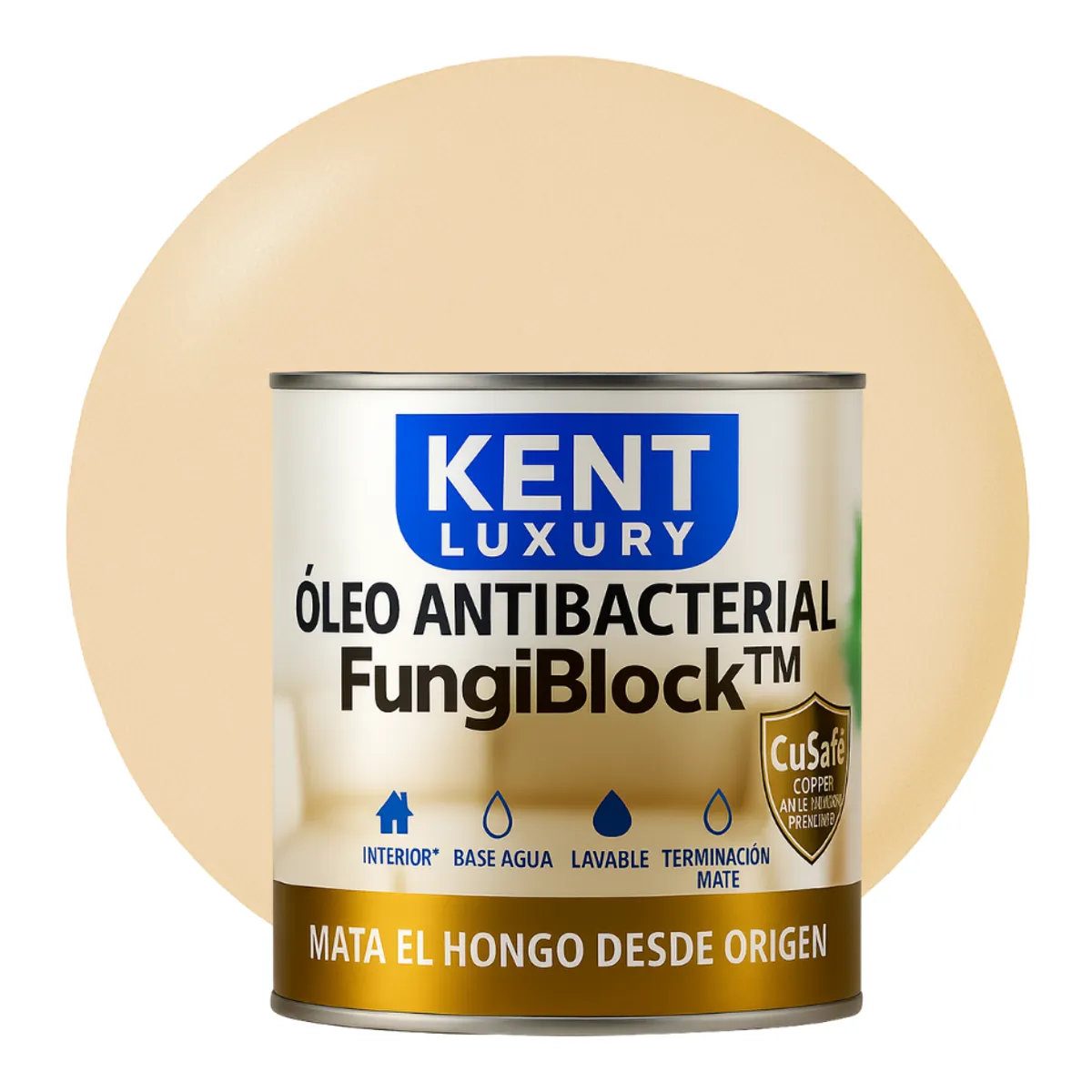 ÓLEO ANTIBACTERIAL  FungiBlock™ - 1L ARENA SUAVE, marca KENT - Foto Principal