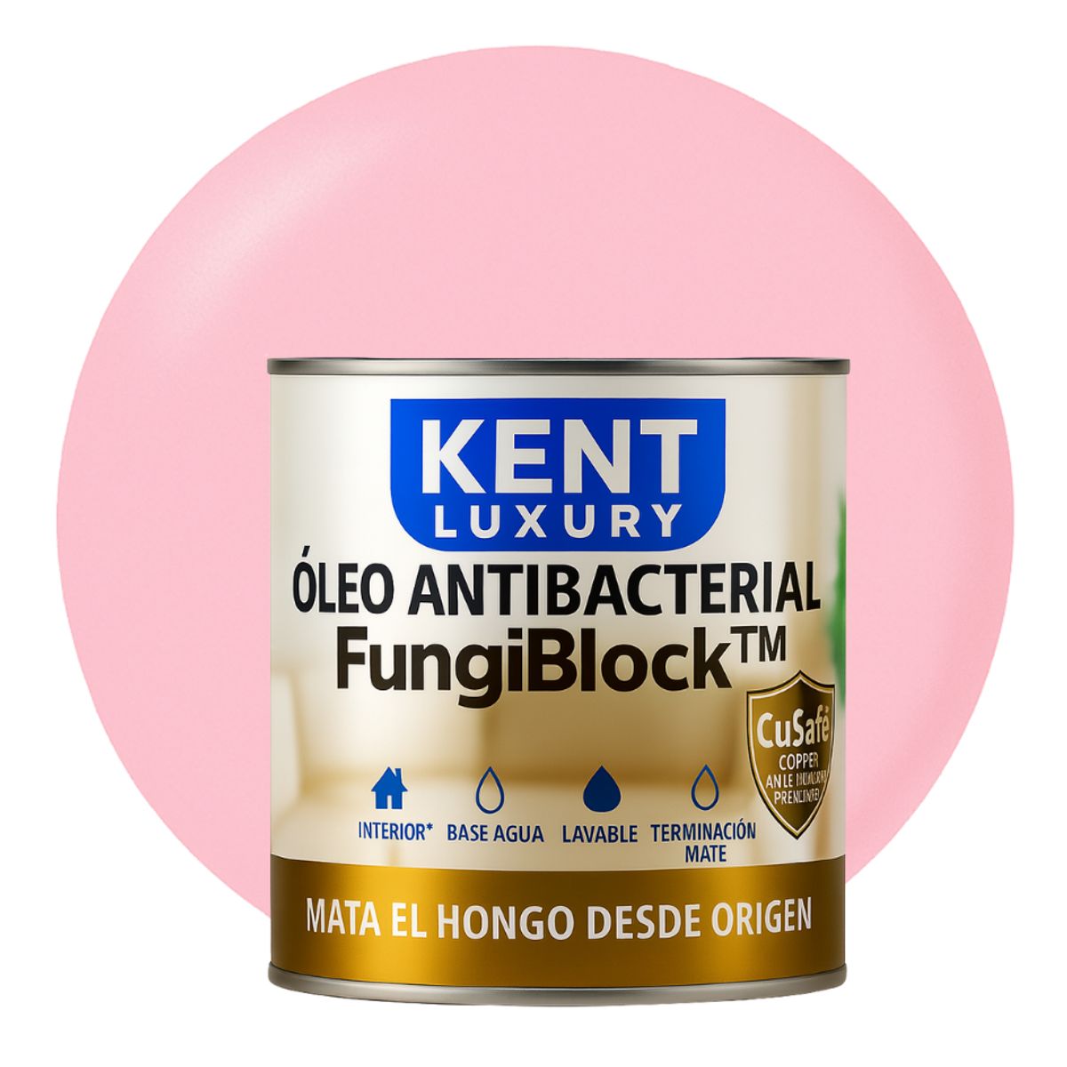 KENT - ÓLEO ANTIBACTERIAL  FungiBlock™ - 1L ROSA BEBÉ
