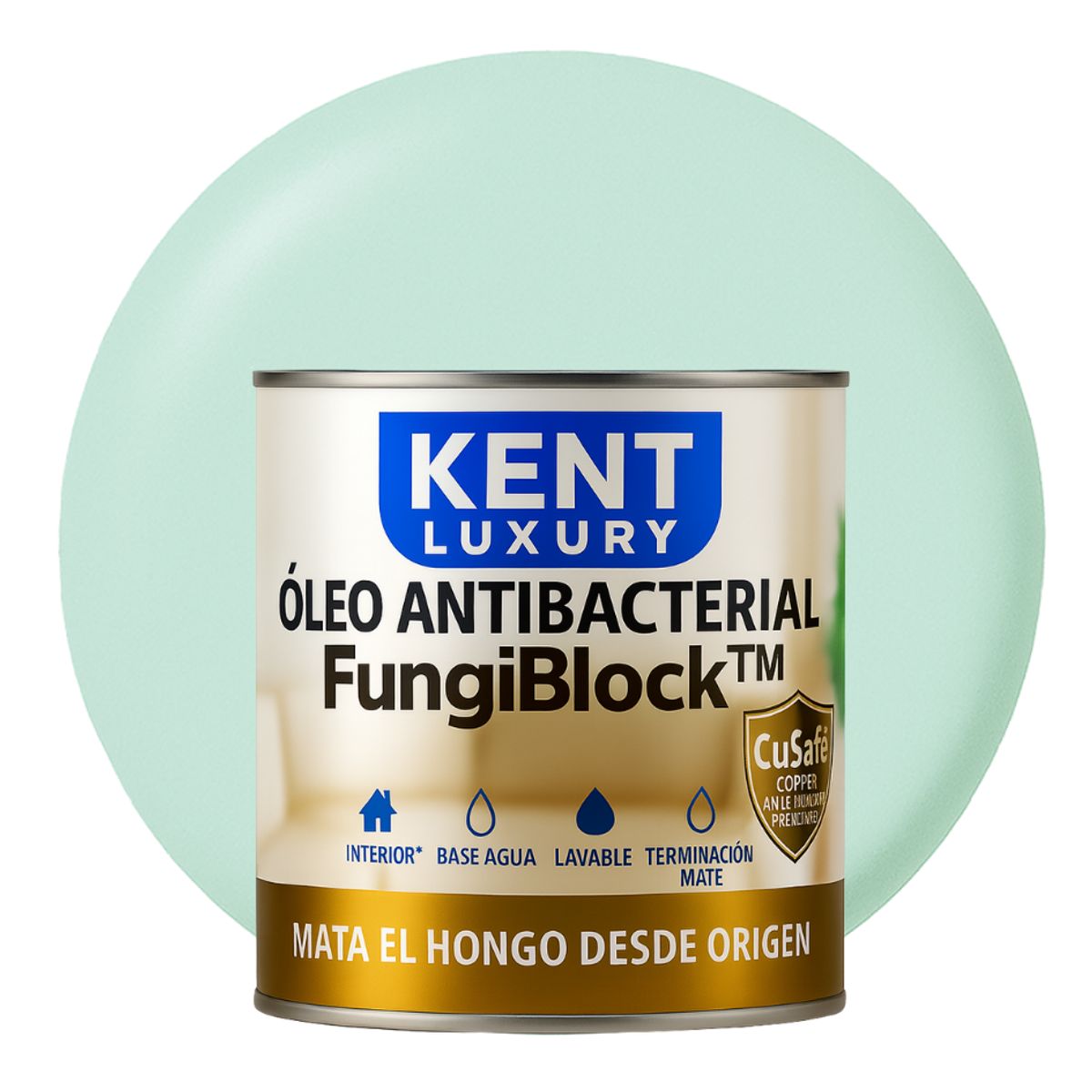 KENT - ÓLEO ANTIBACTERIAL  FungiBlock™ - 1L VERDE HIELO