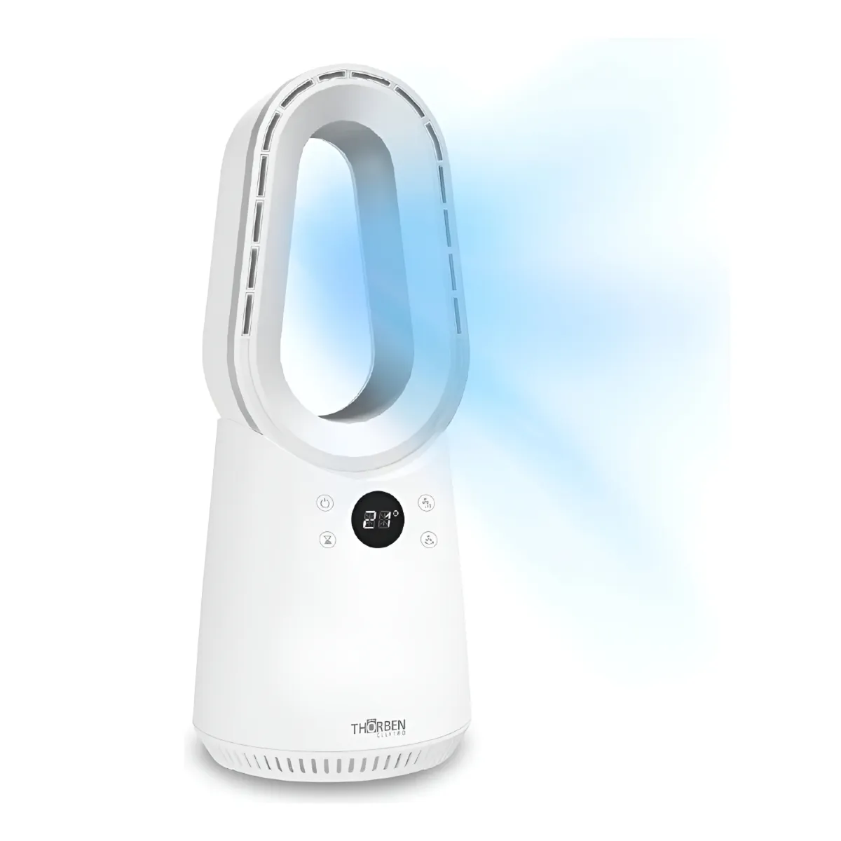 THORBEN - Ventilador Escritorio Pie Silencioso Thor Bladeless Digi Fan