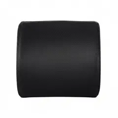 ERGOSTORE - Cojín lumbar ergonómico de espuma viscoelástica negro