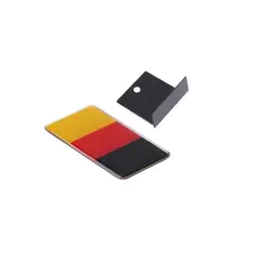 GENERICO - Emblema Bandera Alemana Alemania Para Auto Delantero Rejilla