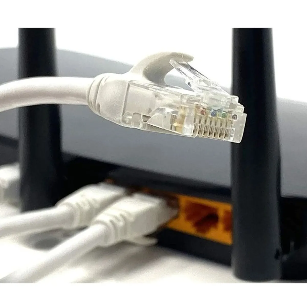 GENERICO - Cable Red Cat 6 Armardo Por 50 metros Gris RJ45 Red LAN