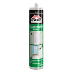 METALFER - Sellador Acrílico Dencraft Cartucho Pintable 300ml