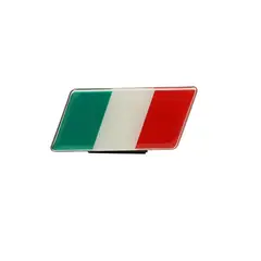 GENERICO - Emblema Bandera Italia Italiana Para Auto Delantero Rejilla