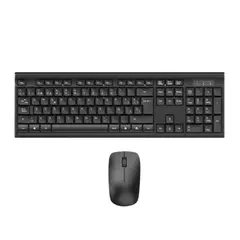 OEM - Kit Teclado + Mouse Inalámbrico USB 2,4 GHz 1200 DPI Win/Mac