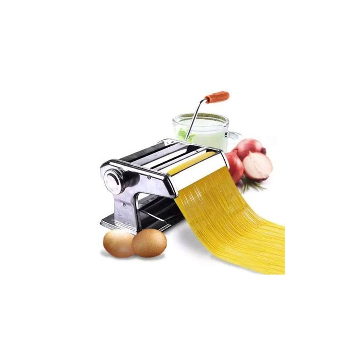 GENERICO - Maquina Manual De Pastas Acero Inoxidable Color Plateado