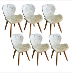 CORI CORI - Pack 6 Sillas Mariposa Wood