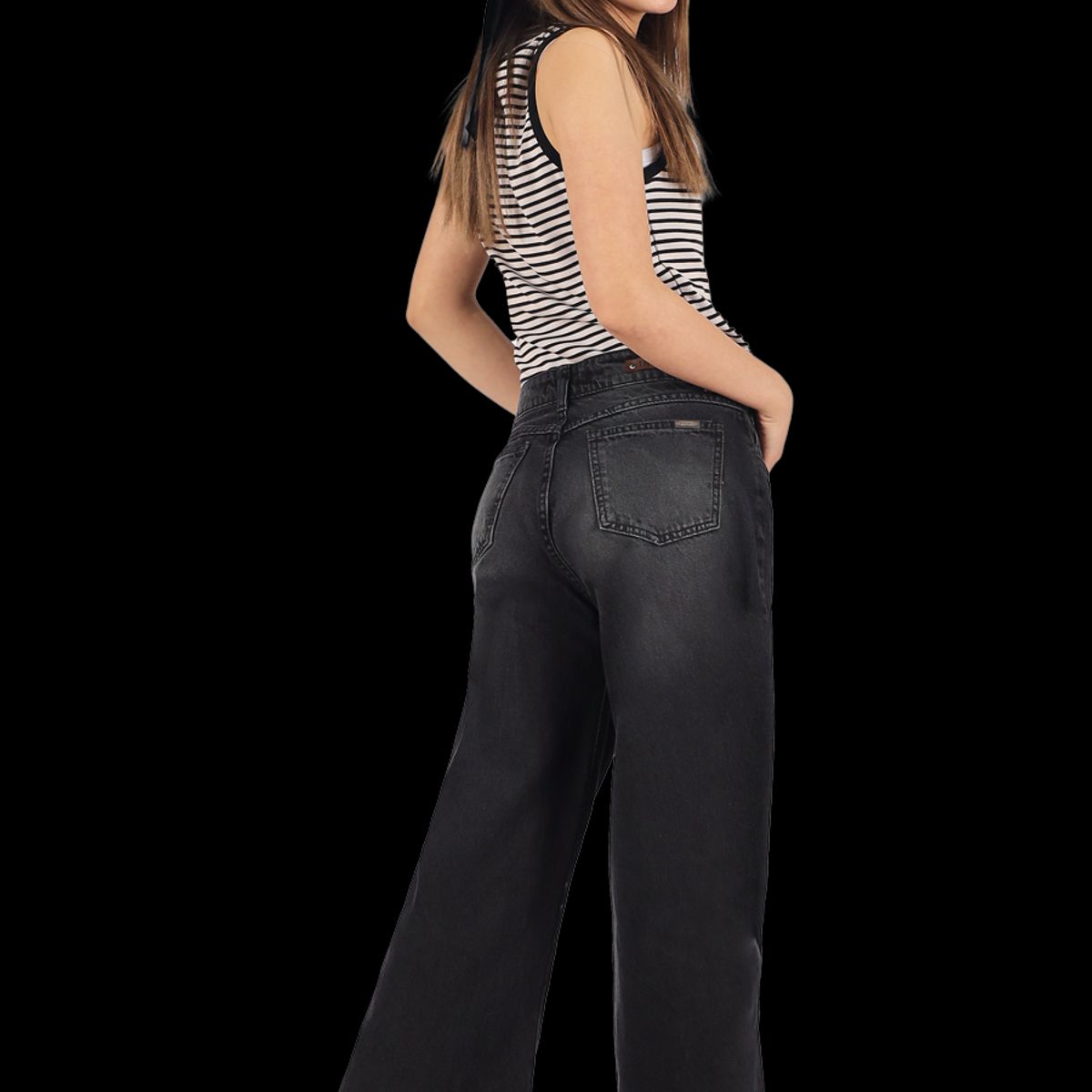 DIVINO JEANS - Jeans Lunita III Negro Divino Teen