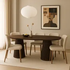 MEDULAR - Mesa de comedor Palisade 6 personas