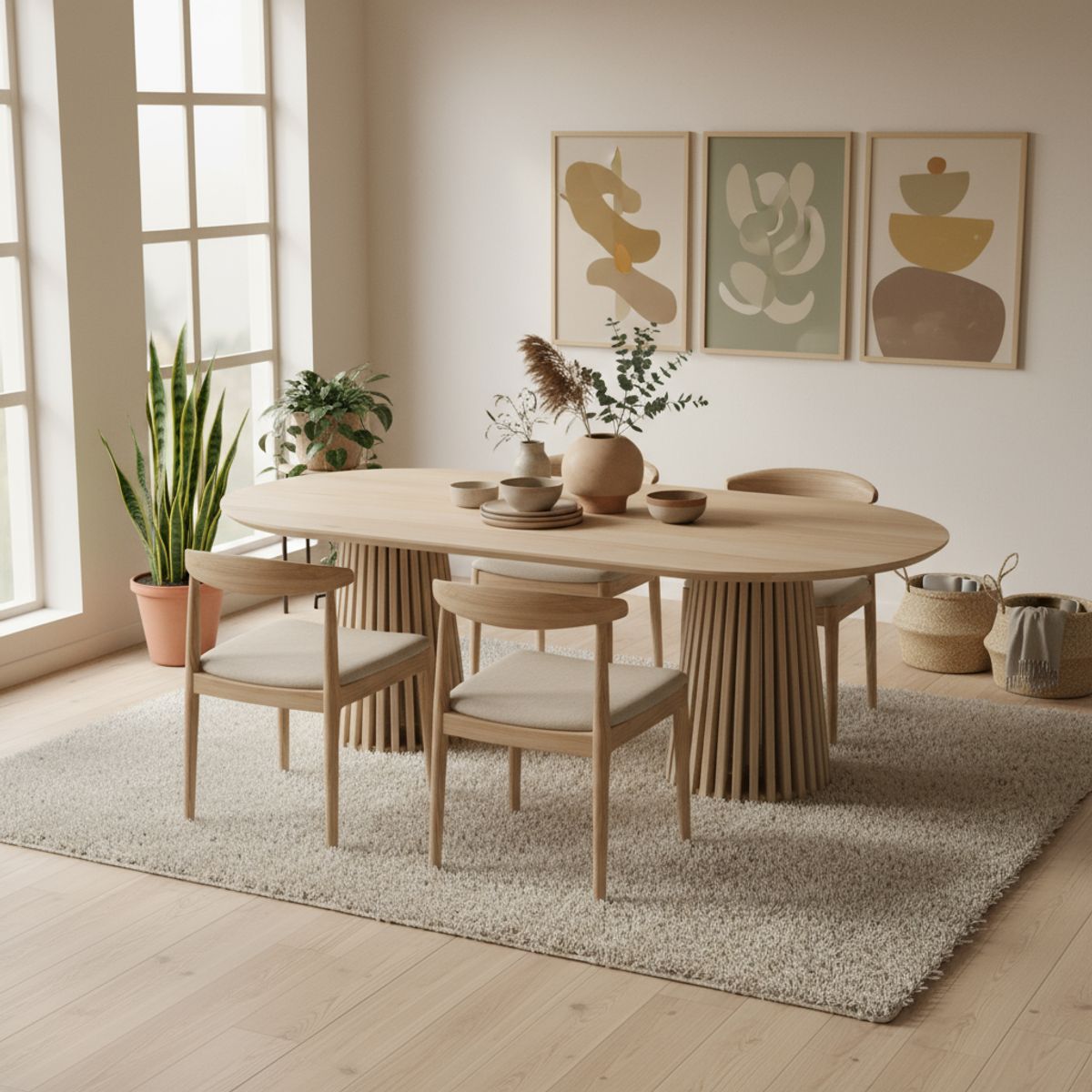 Mesa de comedor Palisade 6 personas, marca MEDULAR - Foto Principal