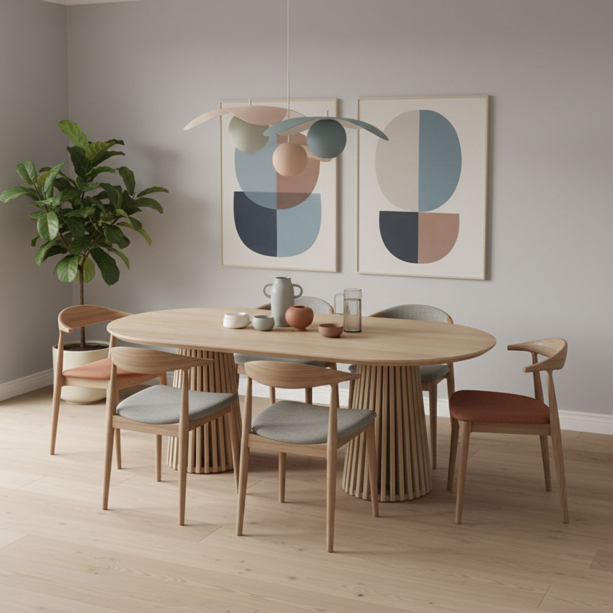 Mesa de comedor Palisade 6 personas, marca MEDULAR - Foto 2