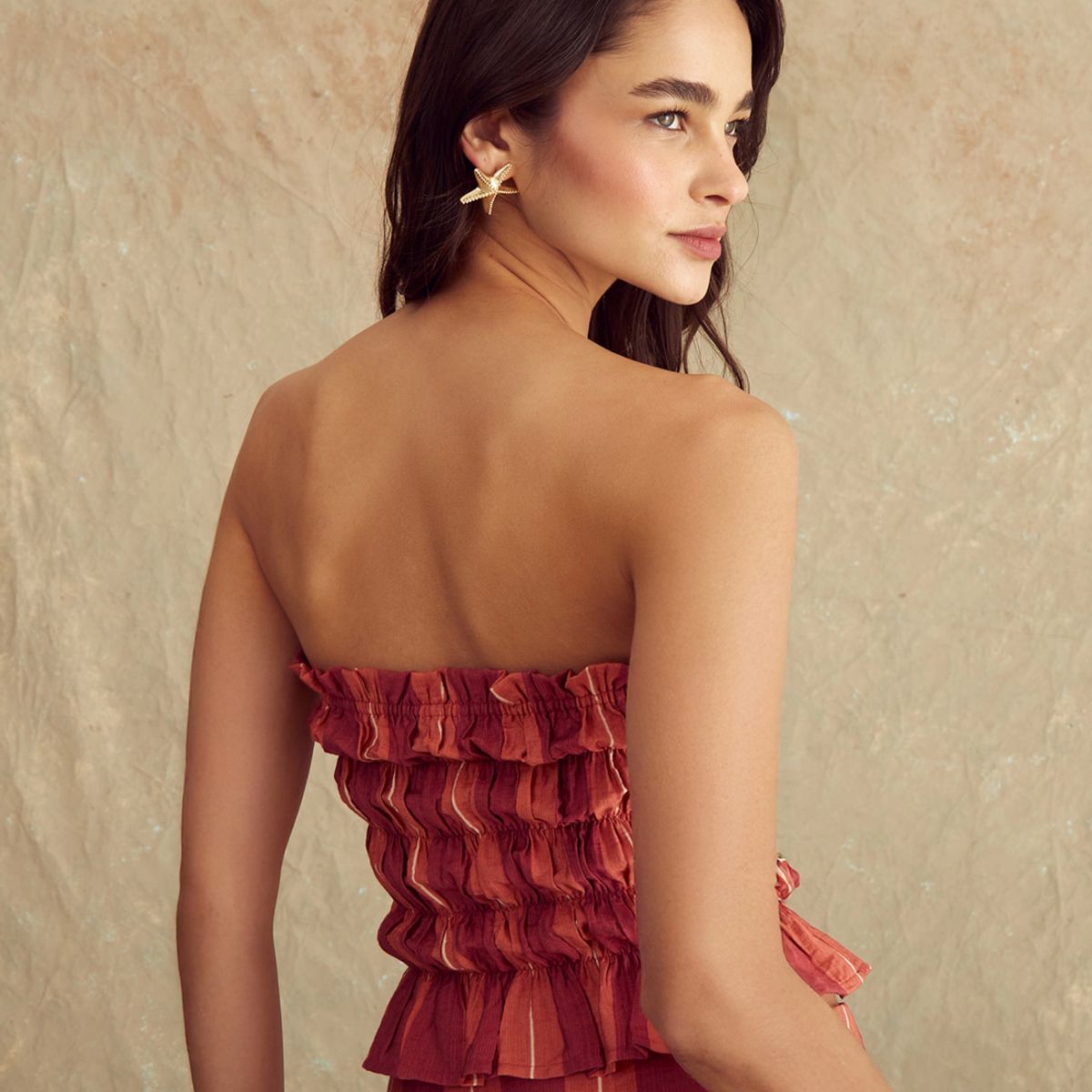 LOUNGE - Top Strapless Líneas Paradiso LOUNGE