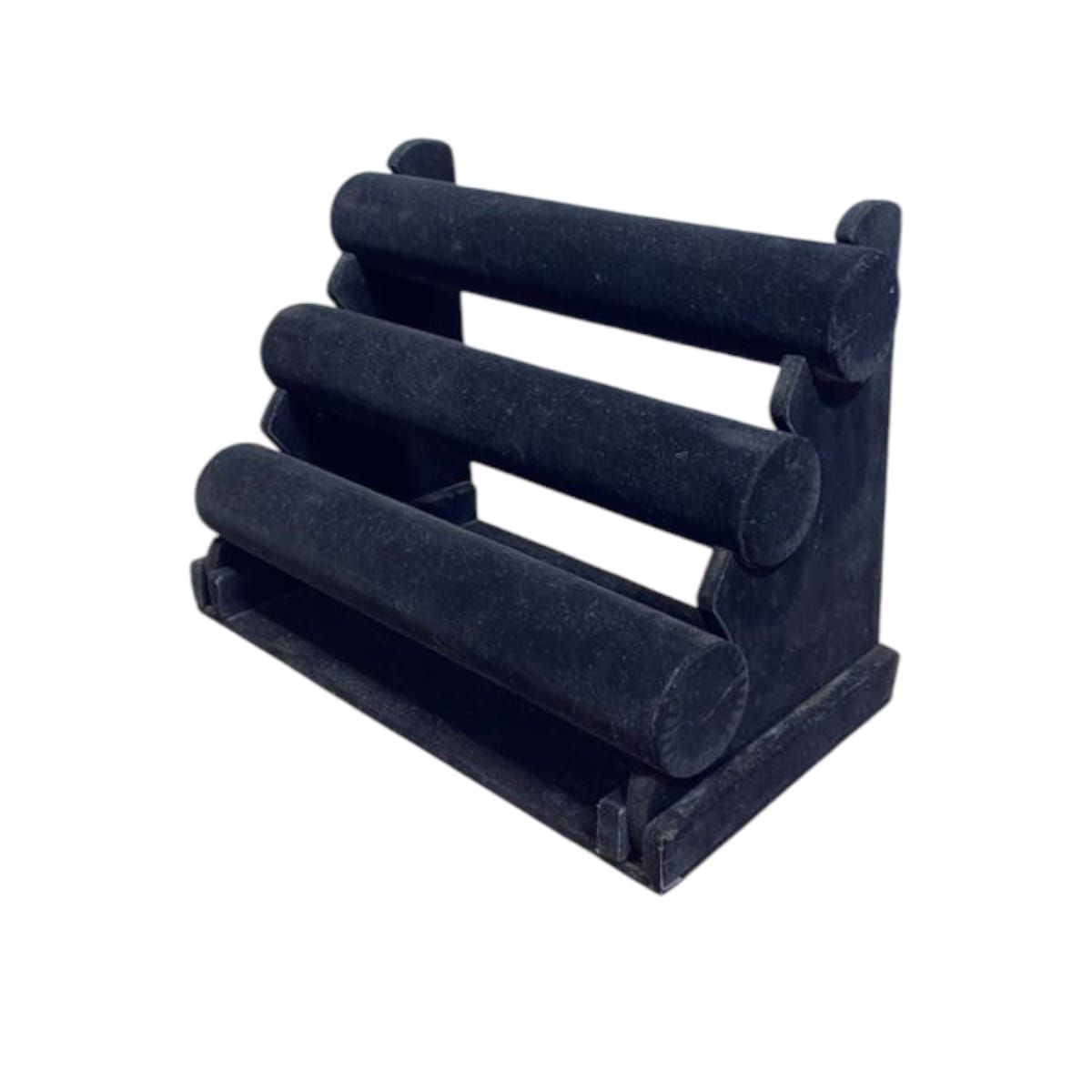 GENERICO - Soporte Exhibidor de 3 Niveles Joyería Negro Gms