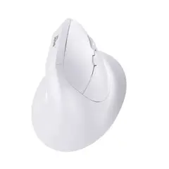 OEM - Mouse Inalámbrico Ergonómico 24Hz 1600DPI Recargable Blanco