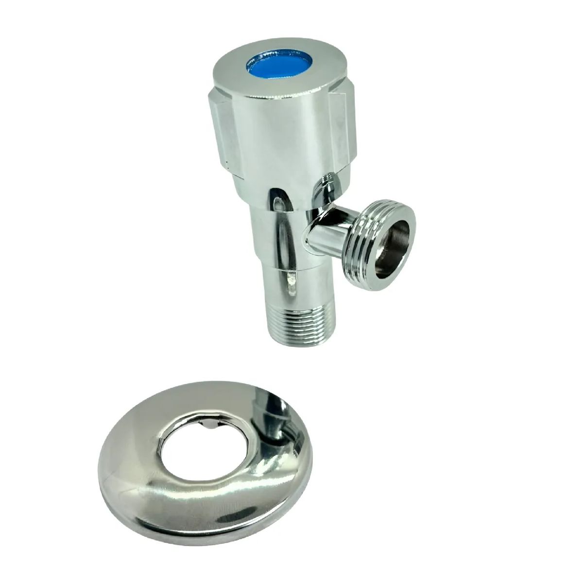 GENERICO - Llave Angular Compacta Media X Tres Cuartos Agua Fria Unidad Aquakit