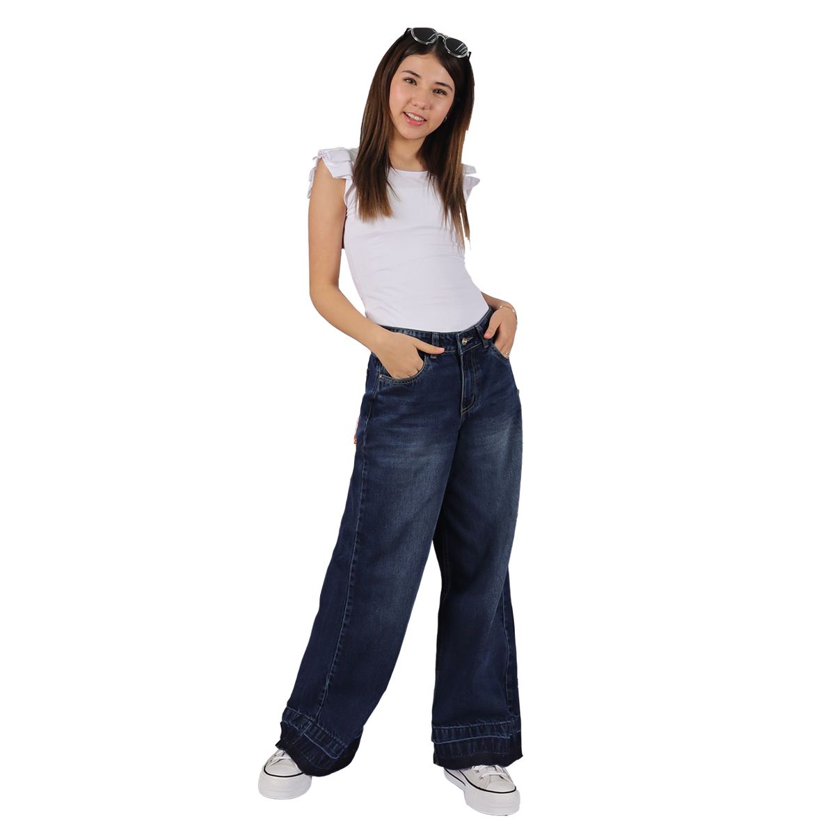 DIVINO JEANS - Jeans Lunita I Azul Divino Teen