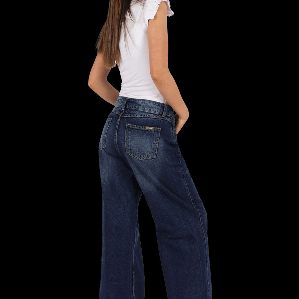 DIVINO JEANS - Jeans Lunita I Azul Divino Teen