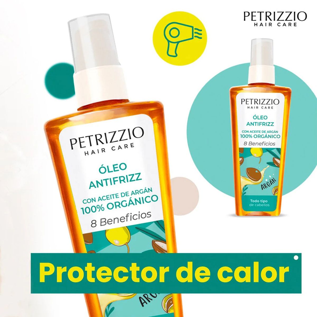 PETRIZZIO - Petrizzio Oleo Argan Antifrizz 100ml