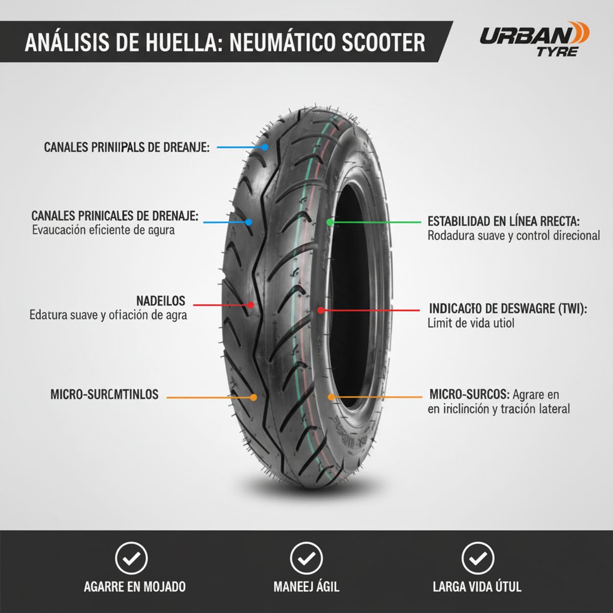 GENERICO - NEUMATICO 350 X 10 4PR TL WANDA