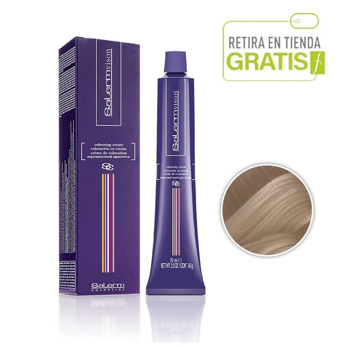 SALERM - SALERM Tintura SalermVision 10.31 Rubio Platino Beige