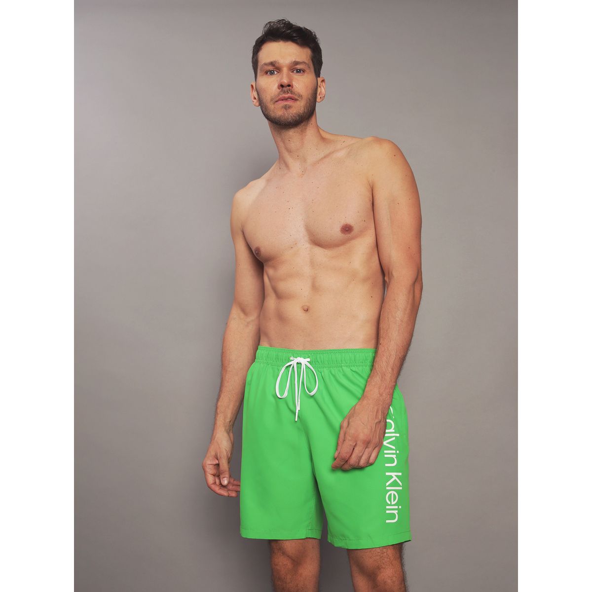 CALVIN KLEIN - Traje de Baño Core Solids Verde Calvin Klein