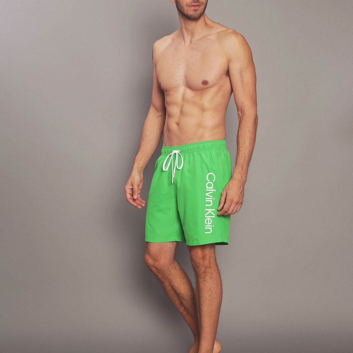 CALVIN KLEIN - Traje de Baño Core Solids Verde Calvin Klein