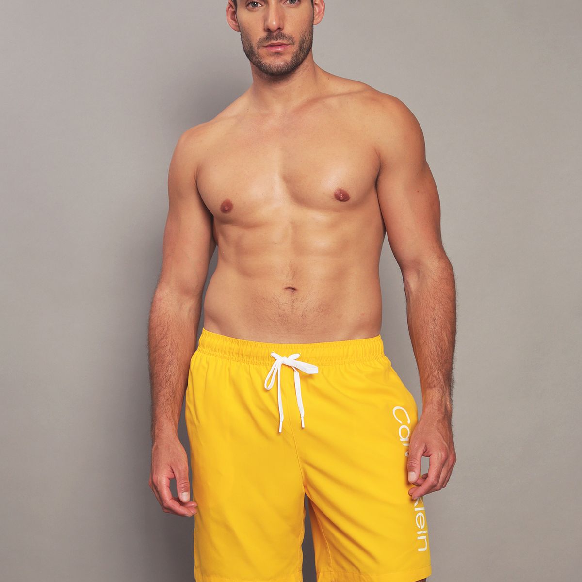 CALVIN KLEIN - Traje de Baño Core Solids Amarillo Calvin Klein