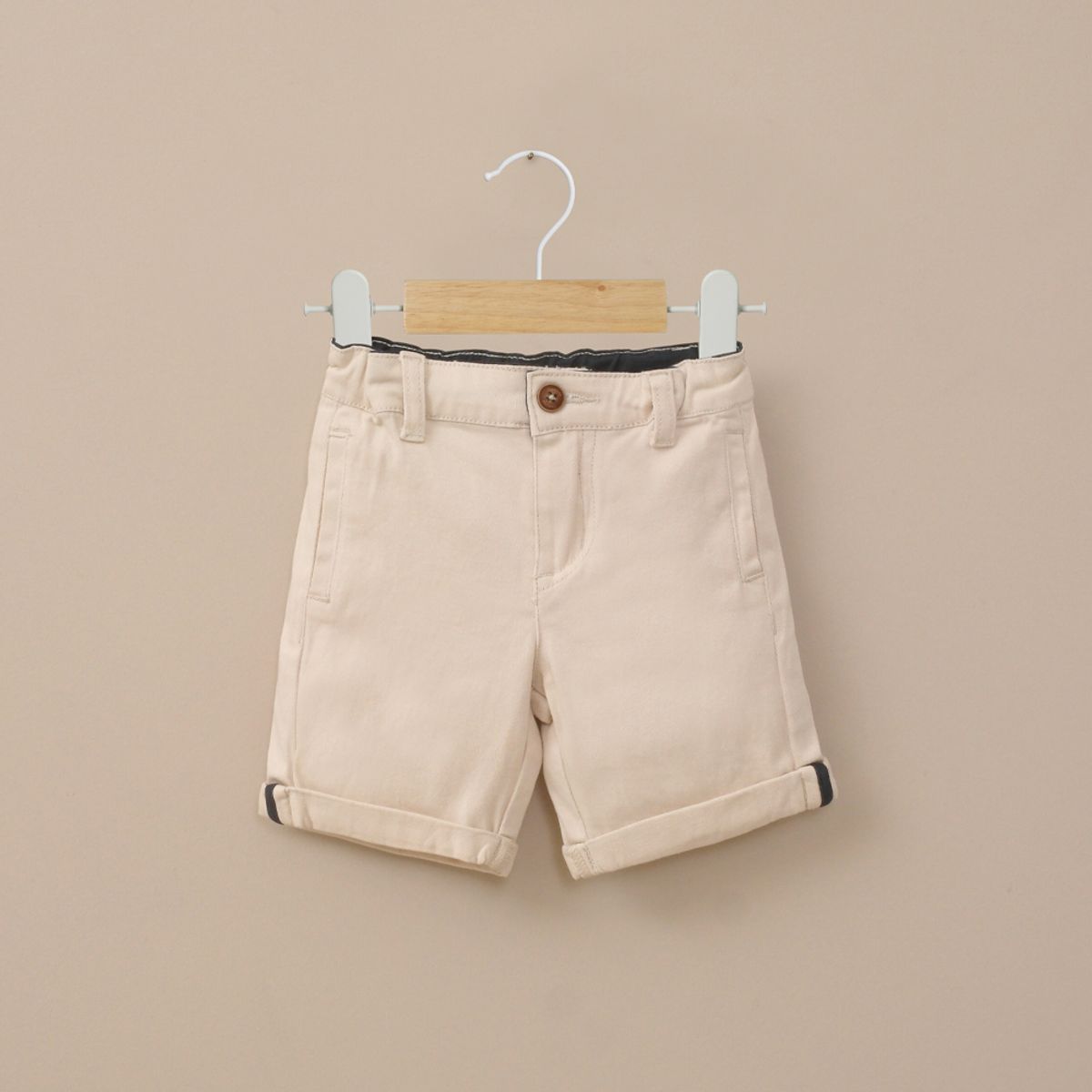 OPALINE - Bermuda beige de niño