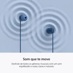 SONY - Audífonos internos USB-C con cable Azul