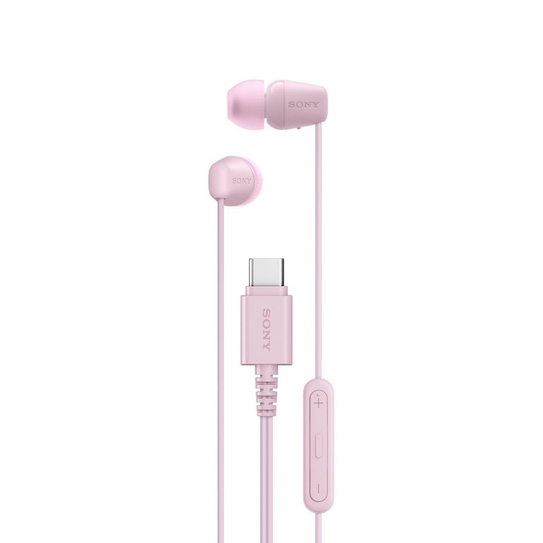 Audífonos internos USB-C con cable Rosado IER-EX15C