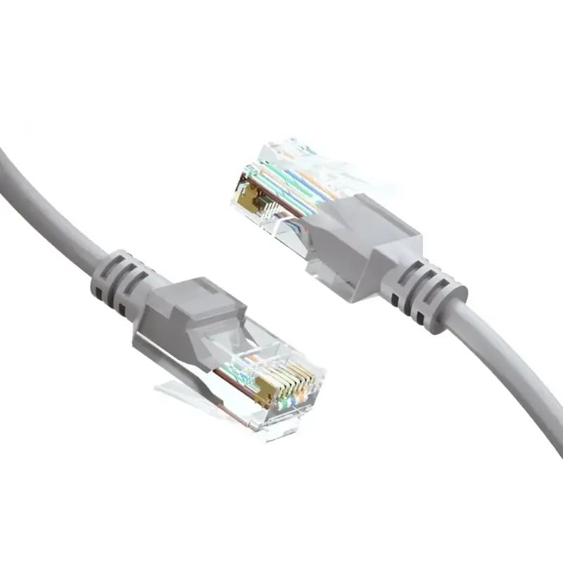 OEM - Cable de Red Patch Cord 3Mts Cat6 CCA RJ-45 100 Ohm Gris