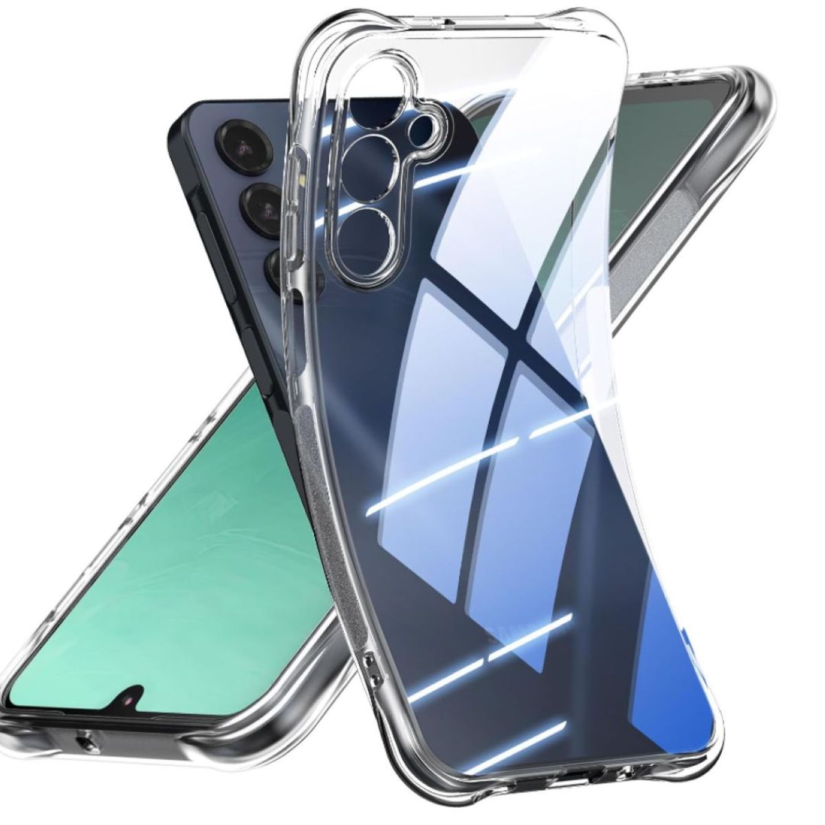 GENERICO - Carcasa Para Samsung A17 5g Transparente Reforzada