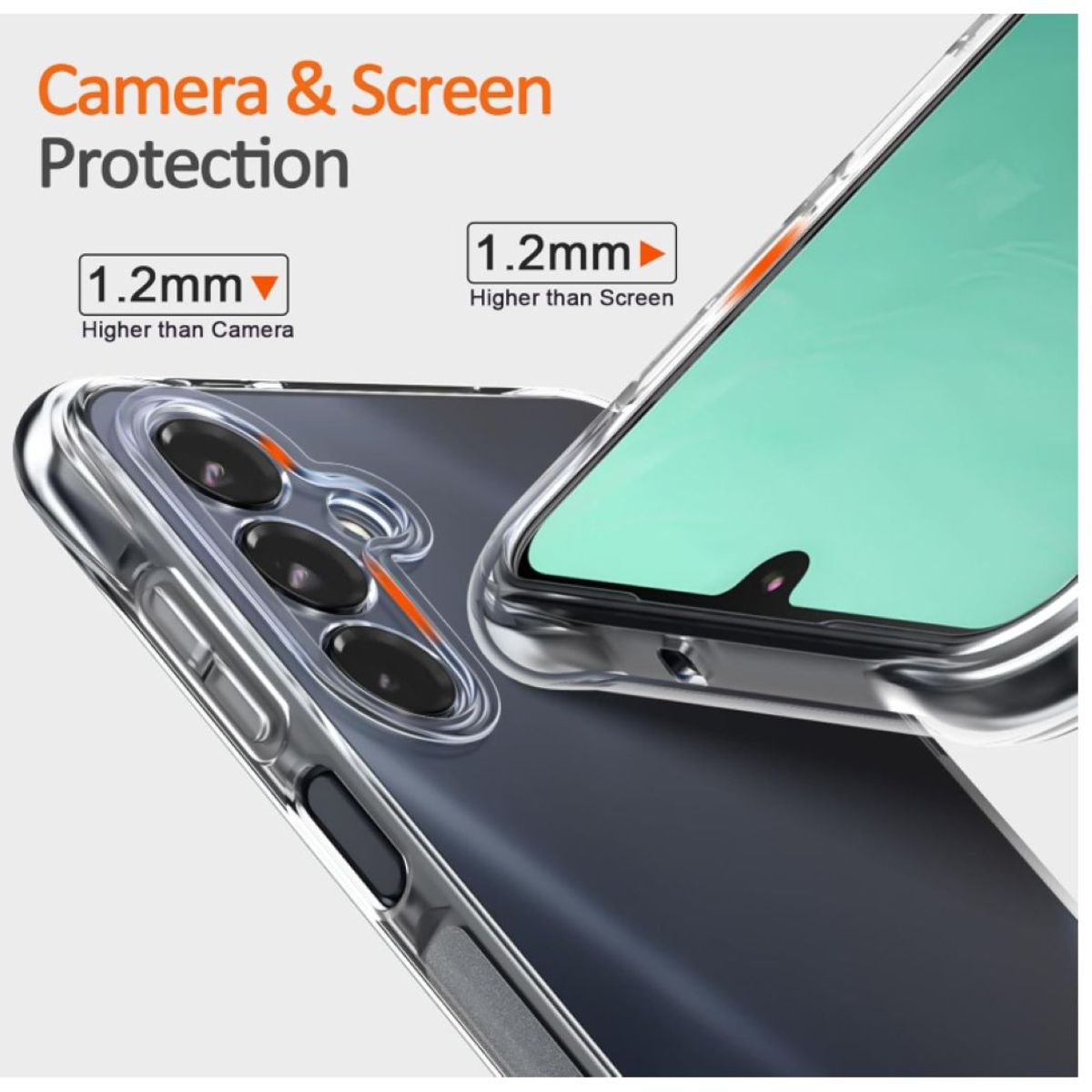 GENERICO - Carcasa Para Samsung A17 5g Transparente Reforzada