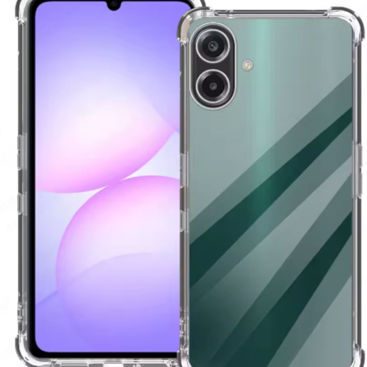 GENERICO - Carcasa Para Samsung A07 Transparente Reforzada