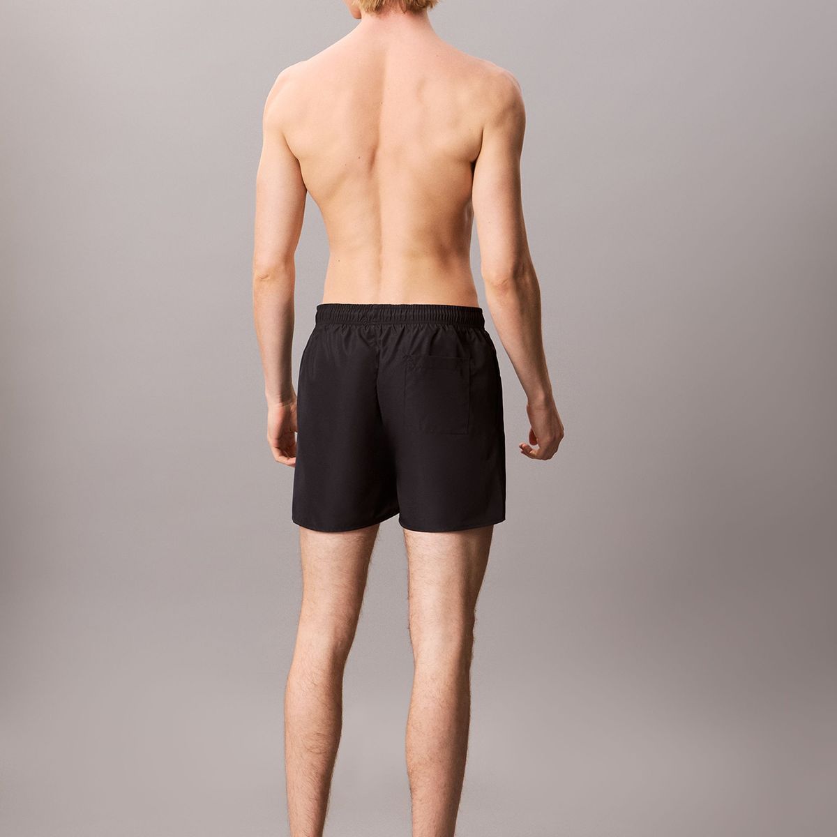 CALVIN KLEIN - Traje de Baño Largo Medio Ck Monogram Negro Calvin Klein