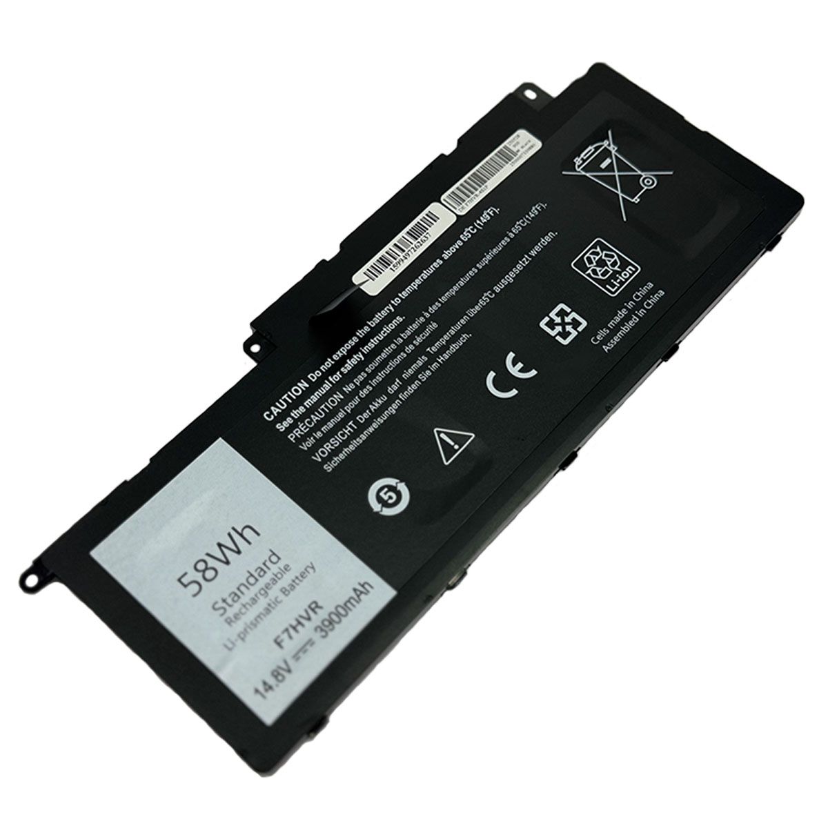 GENERICO - Bateria TecBattery Pro para Dell F7HVR 3900mAh 148V
