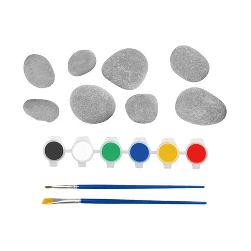 GENERICO - Juguete Kit De Pintura Didáctica Rocas Para Niños