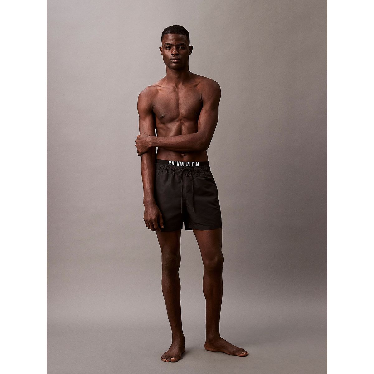 CALVIN KLEIN - Traje de Baño con Cinturilla Doble Intense Power Negro Calvin Klein