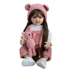 GENERICO - Muñeca Niña Bebé Reborn Realista De Silicona Y Accesorios